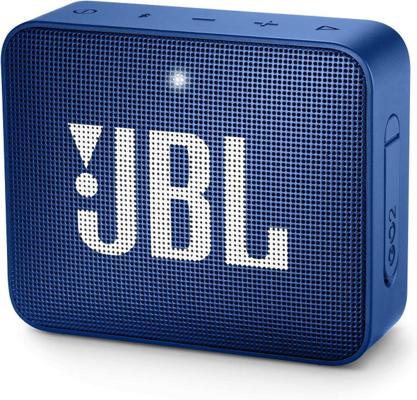 JBL GO 2 Bluetooth Portable Waterproof Speaker - Blue | JBLGO2BLU