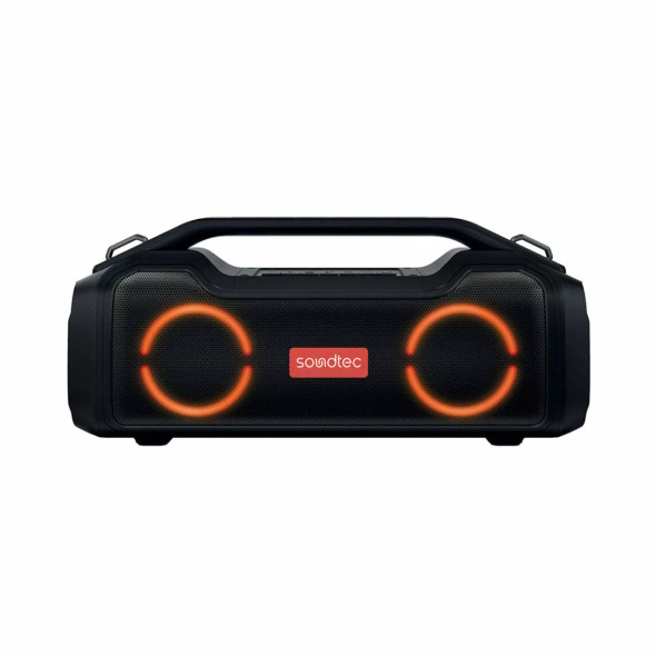 Porodo Soundtec By Porodo Vibe Portable Speaker With Smart Functions , Black | PD-STVBPSPK-BK