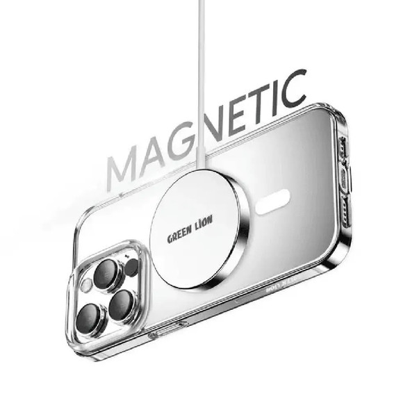 Green Lion Anti-Shock 360 Degree Magnetic ,iPhone 14 (6.1"), Clear Case | GNAS360MAG14CL