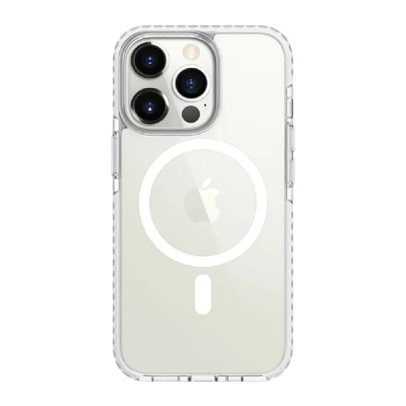 GreenLion Series 8 Transparent Case with Strong Magnetic Adsorption Strip ,iPhone 14 , Clear | GNS8TP14CL