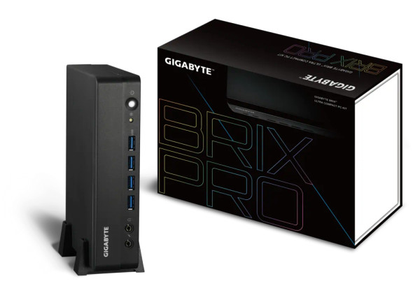 Gigabyte Brix Pro - Intel Core i5-1135G7 - Dual Channel DDR4, 2 x SO-DIMMs 3200MHz, Max. 64GB - 2 x M.2 for SSD (1 x PCIe Gen 4 x4 + 1 x PCIe x4/SATA Mode) | GB-BSI5-1135G7