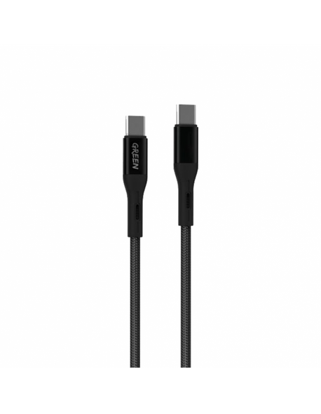 Green Charge and Sync ,USB-C to Type-C Cable 1M ,Black | GNBCTCTBK