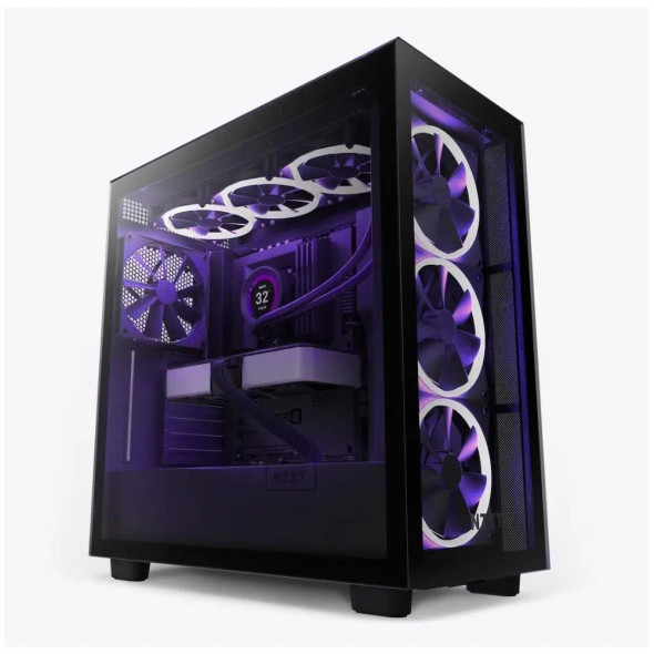 NZXT H7 Elite Premium Mid-tower Black Case | CM-H71EB-01