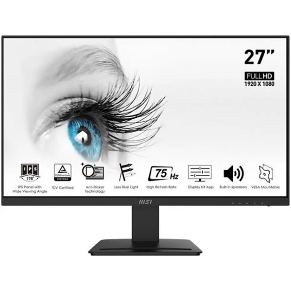 MSI Pro MP273 27" FHD Monitor | 9S6-3PB4CH-001