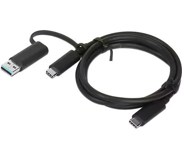 Lenovo Hybrid USB-C with USB-A Cable | 4X90U90618