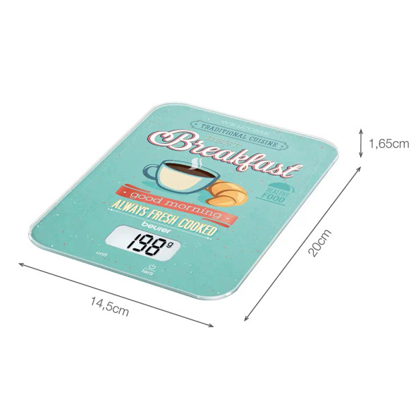 Beurer KS 19 Breakfast Kitchen Scale | KS 19