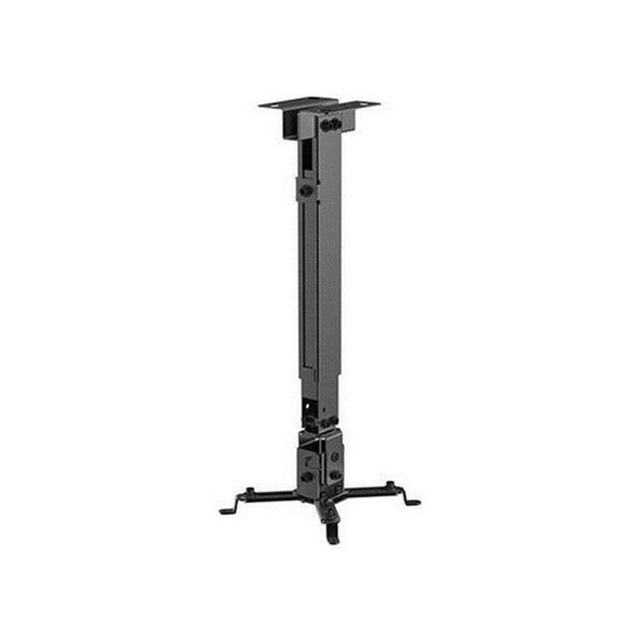 SkyPro Projector Ceiling /wall Mount Adjustable 38cm~62cm Black/White Cold-rolling steel, Supports up to 8 kg | IB3862