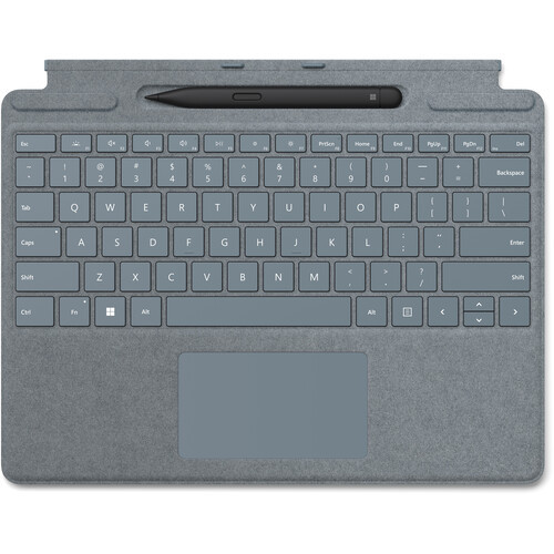 Microsoft 8X6-00041 Surface Pro Signature Keyboard with Microsoft Surface Slim Pen 2 - Ice Blue | 8X6-00041