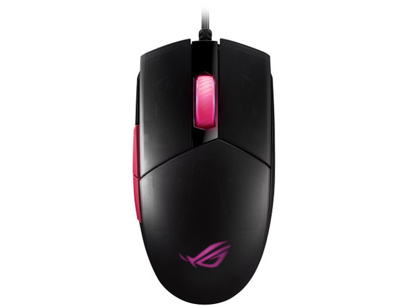 ASUS ROG Strix Impact II Electro Punk Optical Gaming Mouse | 90MP01U0-BMUA00