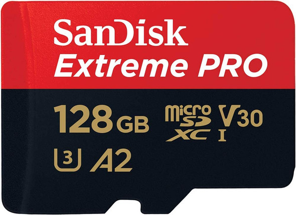 Sandisk 128GB Extreme Pro 200MB/s Micro SD | SDSQXCD-128G-GN6MA