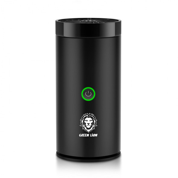 Green Lion Smart Bakhour Rechargeable Electric Car Incense Burner - Black | GNSBKURBK