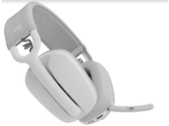 Logitech Zone Vibe 100 Wireless Bluetooth headset, Off-White | 981-001218
