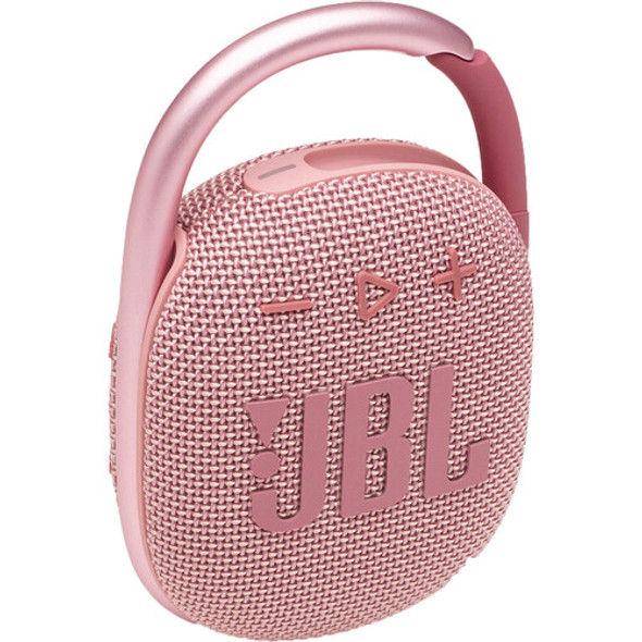 JBL Clip 4 Portable Bluetooth Speaker, Pink | JBLCLIP4PINKAM