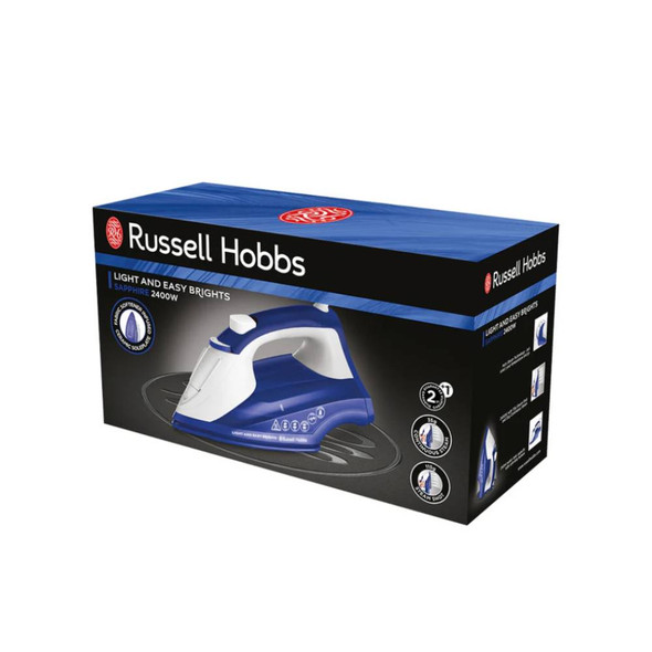 Russell Hobbs Light & Easy Brights Iron 2400W Sapphire Blue/White | 26483-56