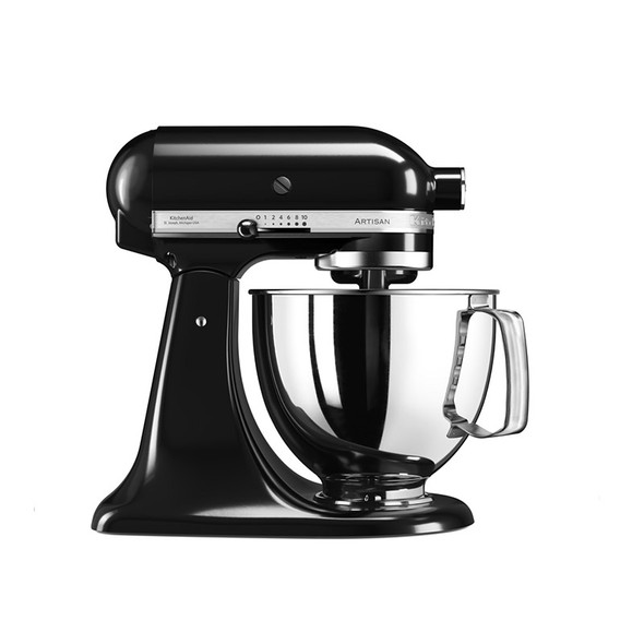 KitchenAid Artisan Series 4.8 L Tilt-Head Stand Mixer + Free Bowl, Onyx Black | KADAP5KSM125EOB