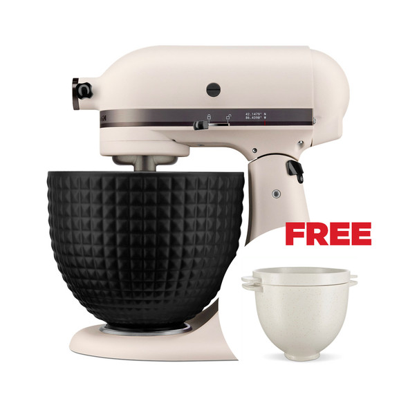 KitchenAid Artisan Series 4.8 L Tilt-Head Stand Mixer + Free Bowl, Light & Shadow Limited Edition | KADAP5KSM180CBELD