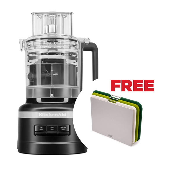 KitchenAid 3.1 L Food Processor – Onyx Black + Free JJKBA60164 | KADAP5KFP1319EOB