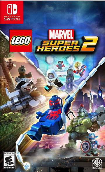 LEGO Marvel Super Heroes 2 Nintendo Switch superhero action adventure game cover