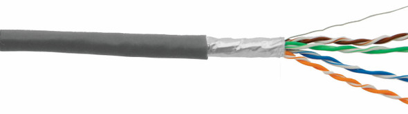 D-link Cat6A 10G U/FTP 23AWG LSZH Solid Cable - 500M/Roll - Grey Color/Roll - Grey Color|NCB-6ASGRYR-500-LS