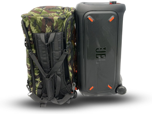 Angry Bull Carry Case For JBL Partybox 310 Bag - Camo Green