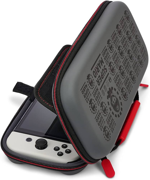 PowerA Slim Travel Pro Case for Nintendo - Super Mario Edition, Black