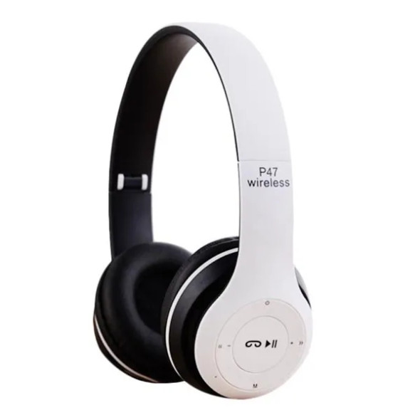 P47 Wireless Headphone White | P47