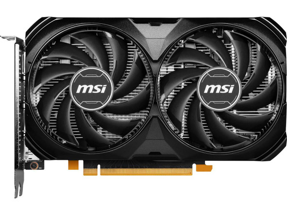 MSI NVIDIA GeForce RTX 4060 Ventus 2X Black Overclocked Dual Fan 8GB GDDR6 PCIe 4.0 Graphics Card | RTX4060VENTUS2X