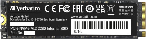 Verbatim Vi7000G 2TB PCIe Gen4 NVMe M.2 2280 SSD | 49368