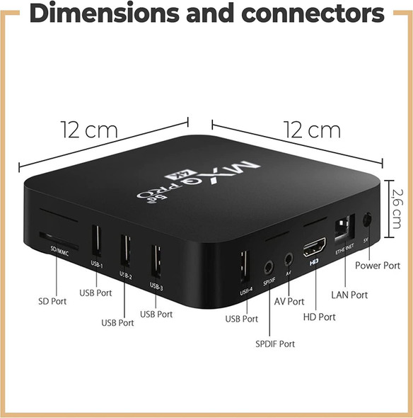 TV Box MXQ Pro 4K 2+16 GB