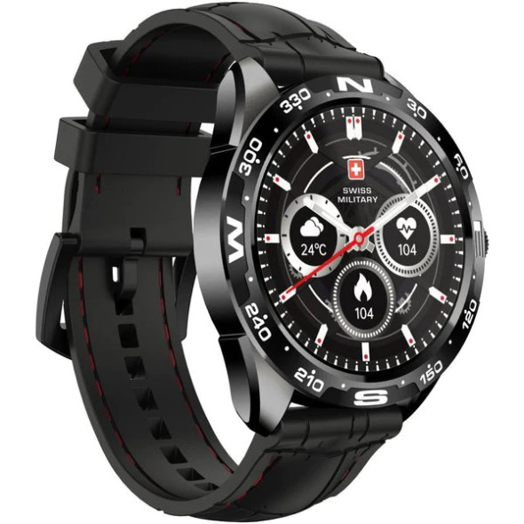 Swiss Military Dom 1 Smart Watch - Black | SM -WCH-DOM1