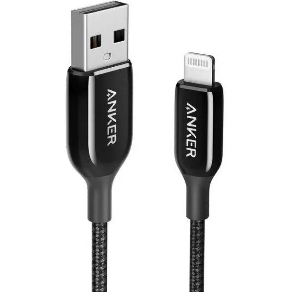 Anker Powerline+ 3' Usb-A To Lightning Connector Black | A8822H11-1 Anker Powerline+ 3' Usb-A To Lightning Connector Black | A8822H11-1