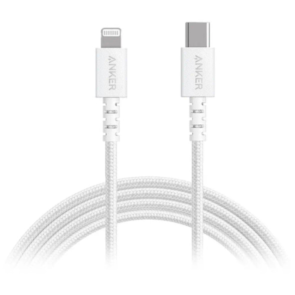 Anker Powerline Select+ 6' Usb-C To Lightning Connector ,White | A8618H21-1