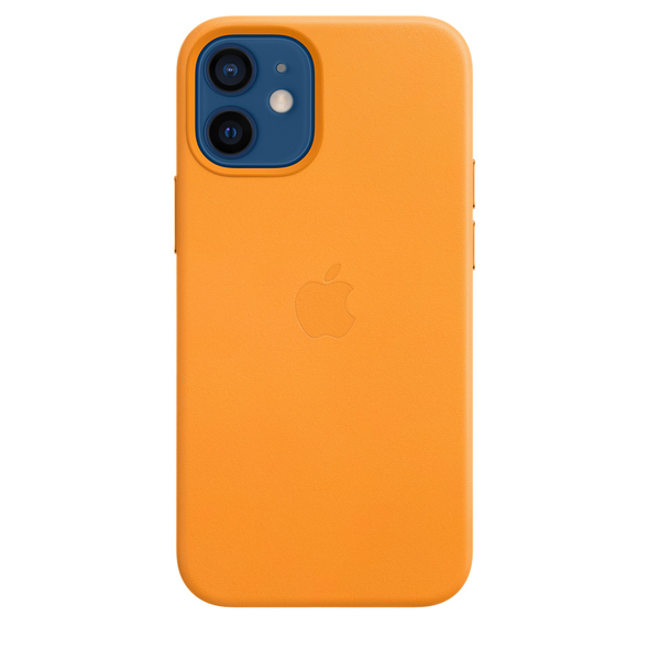 Apple iPhone 12 mini Leather Case w/ MagSafe - California Poppy | MHK63ZM/A