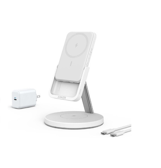 Anker 633 Mag-Go 5000Mah 2-ln-l Magnetic Wireless Charger | B25A7121