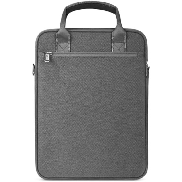 WiWU Alpha Vertical Double Layer Bag For 13.3" Laptop/Ultrabook - Grey | AVDLB13.3LG