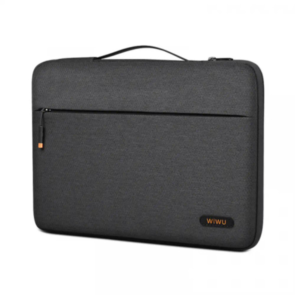 WiWU Pilot Water Resistant High-Capacity Laptop Sleeve Case 14" - Black | PWRHCLSC14B