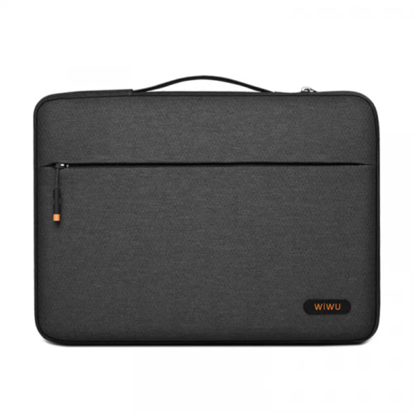 WiWU Pilot Water Resistant High-Capacity Laptop Sleeve Case 14" - Black | PWRHCLSC14B