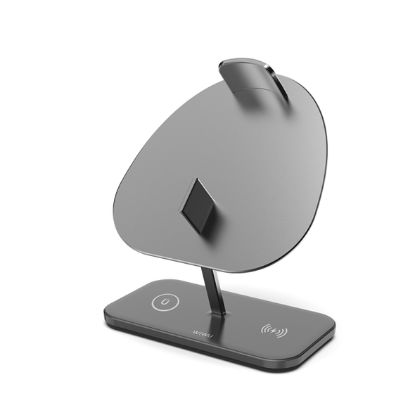 WiWU M15 Hubble Stand Wireless Charger - Grey |M15G