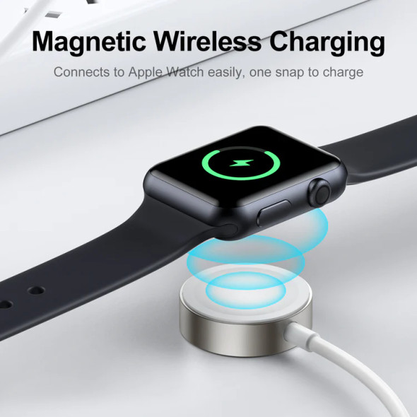 Joyroom S-IW005 Type c to Iwatch Magnetic wireless charger+lightning cable, 2in1|JRS-IW005