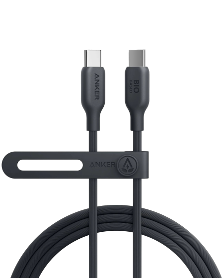 Anker 542 6Ft Usb-C To Usb-C Bio-Based Cable, Black | A80F2H11