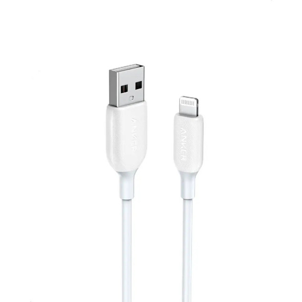 Anker A8812H21 Powerline IIl Usb-A Cable With Lightning Connector 3Ft,White | A8812H21-WT