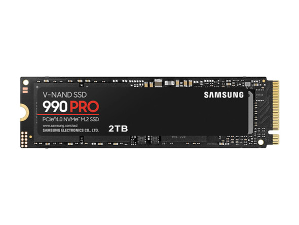 Samsung 990 PRO Series - 2TB PCIe Gen4. X4 NVMe 2.0c - M.2 Internal SSD |MZ-V9P2T0B/AM