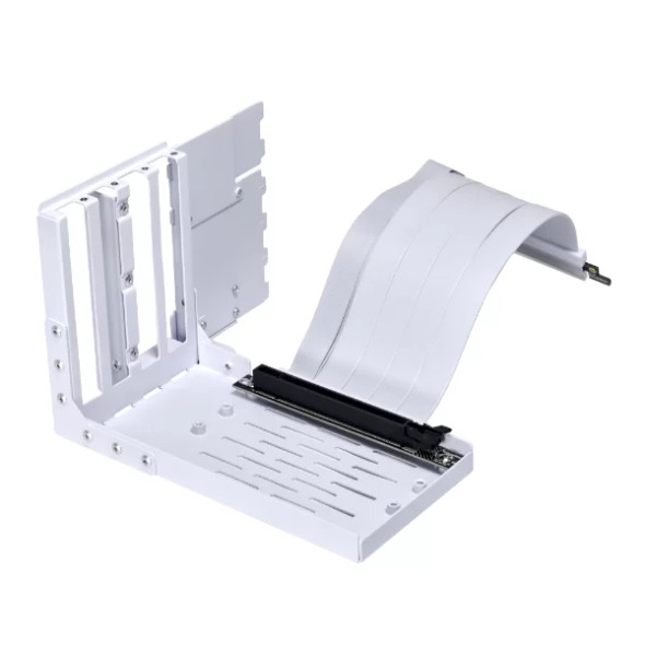 Lian Li Universal 4-slots Vertical Gpu Holder Kit, White (Full/mid) | VG4-4-V2W