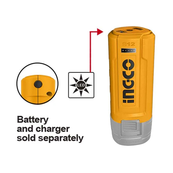 INGCO Lithium Ion USB A Charger | CUCLI1201