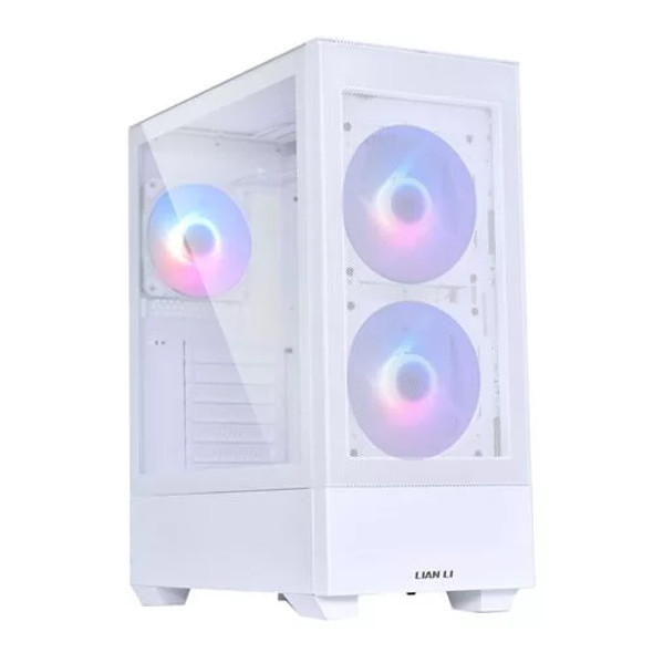 Lian Li LANCOOL 205 Mesh C RGB MID Tower Case, White | LIAN-LI-205-WH