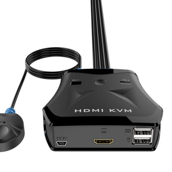 MT-201HL 2-Port HDMI KVM Switch With Cables (view)