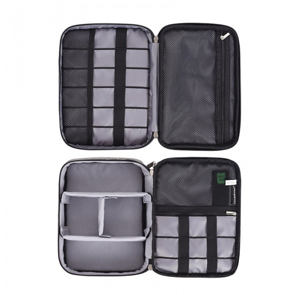 CanvasArtisan Electronic Organizer L10-34 Pouch Bag, Water-resistant ,Dark Gray | L10-34DGY