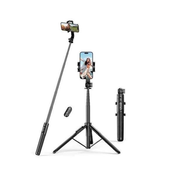UGREEN Dual Function Selfie Stick & Tripod with Bluetooth Remote, Expandable form 30.5cm to 157cm| 15062