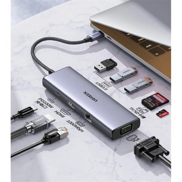 UGREEN 9-in-1 USB-C HUB Docking Station Adapter | 15600
