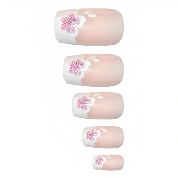 Luna French Nails, Flower  | LU34161